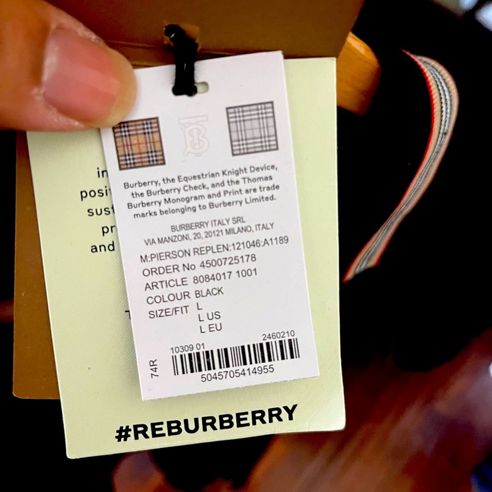 Burberry Pierson Embroidered Cotton Pique Polo